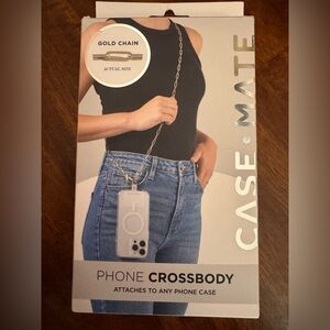 Case-Mate Phone Crossbody with Gold Chain, don’t loose your phone